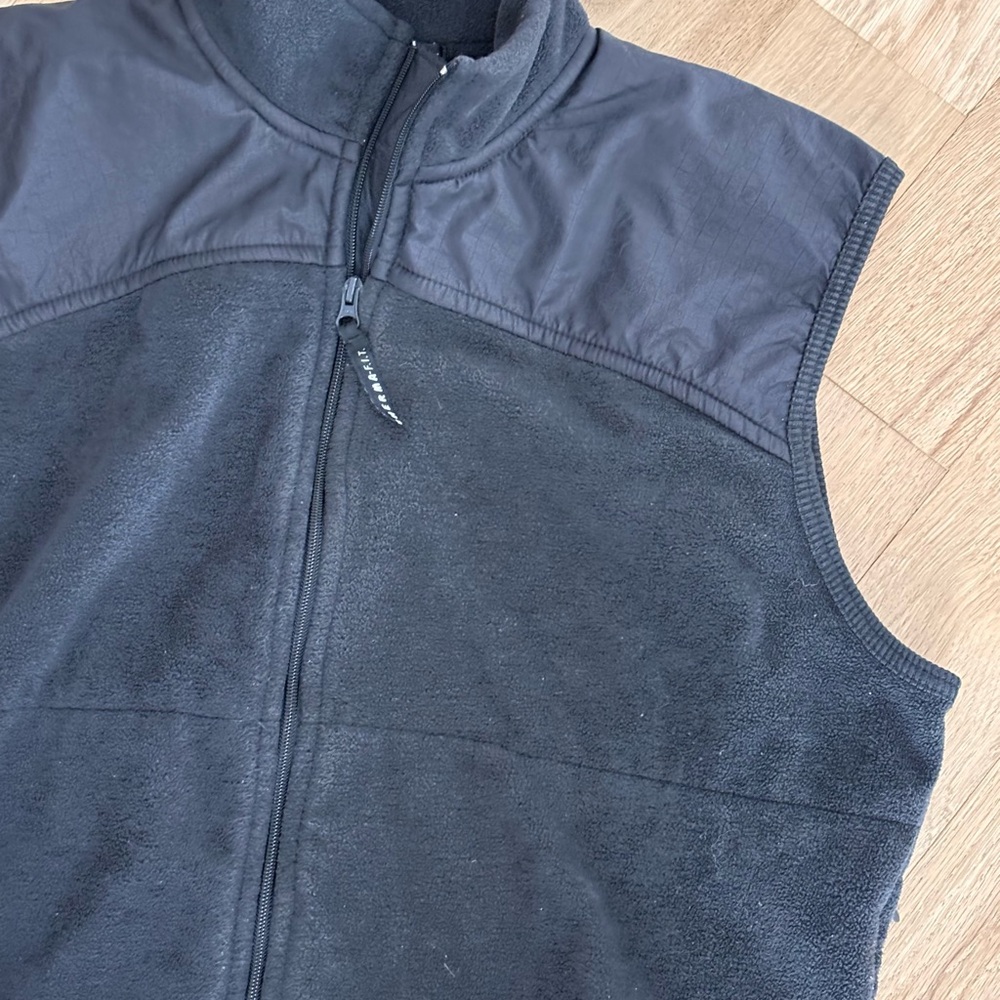 Nike Golf Men's Fleece Dark Black Vest - Picture 9 of 10